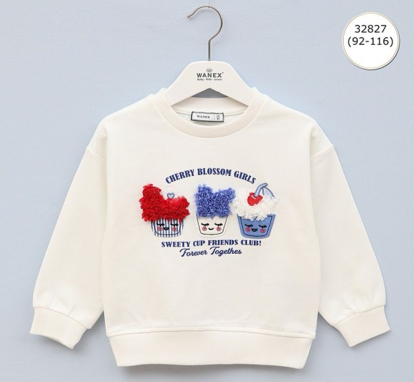 Свитшот Для Девочки Wanex (2-3-4-5-6лет) 