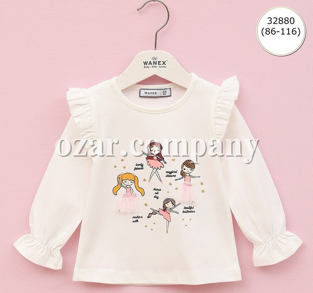 Свитшот Для Девочки Wanex (1.5-2-3-4-5-6лет) 