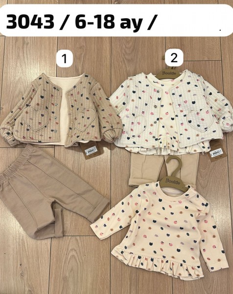 Костюм Тройка Для Девочки Pookie (6-12-18мес.)