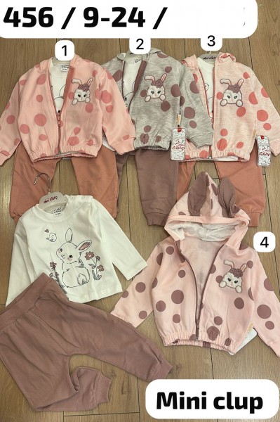 Костюм Тройка Для Девочки Mini Clup (9-12-18-24мес.)