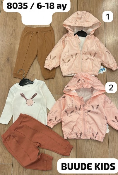 Костюм Тройка Для Девочки Buude Kids (6-9-12-18мес.)