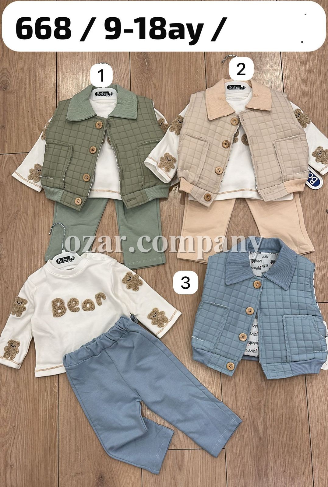 Костюм Тройка Для Мальчика Babyhi (9-12-18мес.)