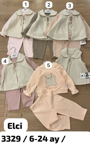 Костюм Тройка Для Девочки Elci (6-9/9-12/12-18/18-24мес.)