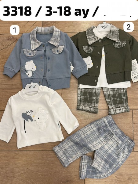 Костюм Тройка Для Мальчика Elci (3-6/6-9/9-12/12-18мес.)