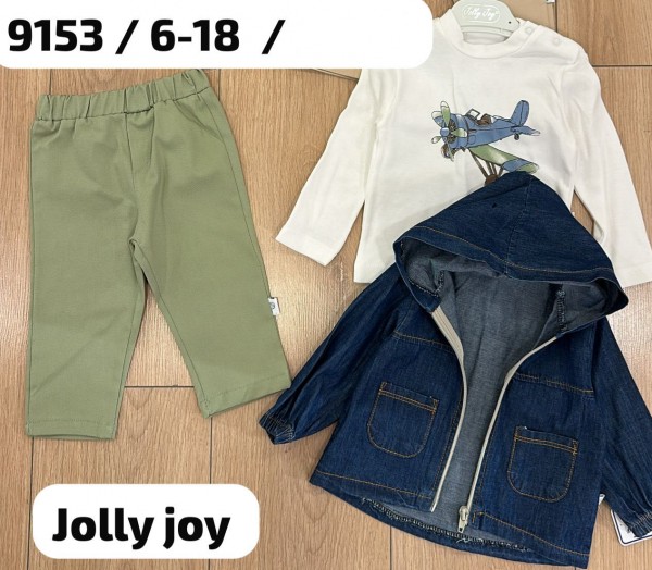 Костюм Тройка Для Мальчика Jolly Joy (6-12-18мес.)