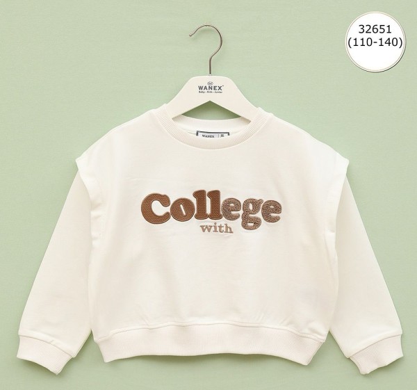 Свитшот Для Девочки Wanex (5-6-7-8-9-10лет) 