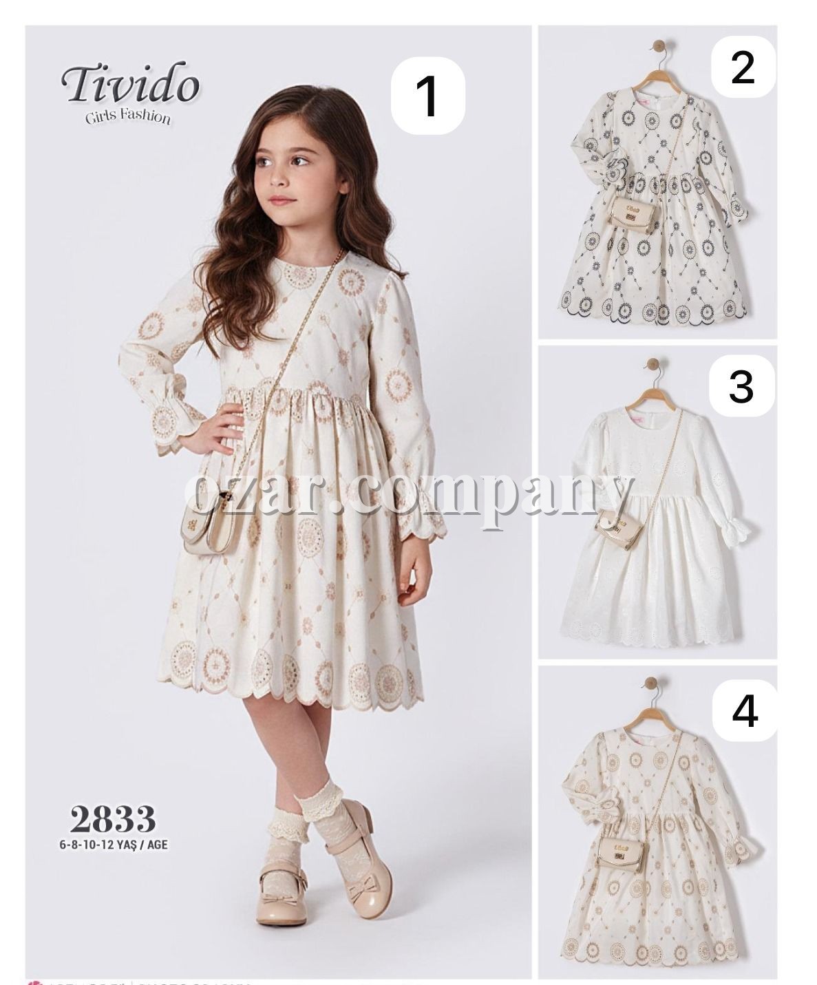 Платье Для Девочки Tivido (6-8-10-12лет)