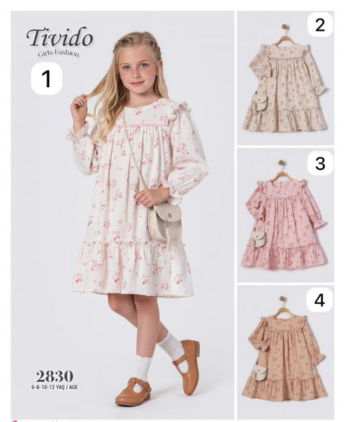 Платье Для Девочки Tivido (6-8-10-12лет)