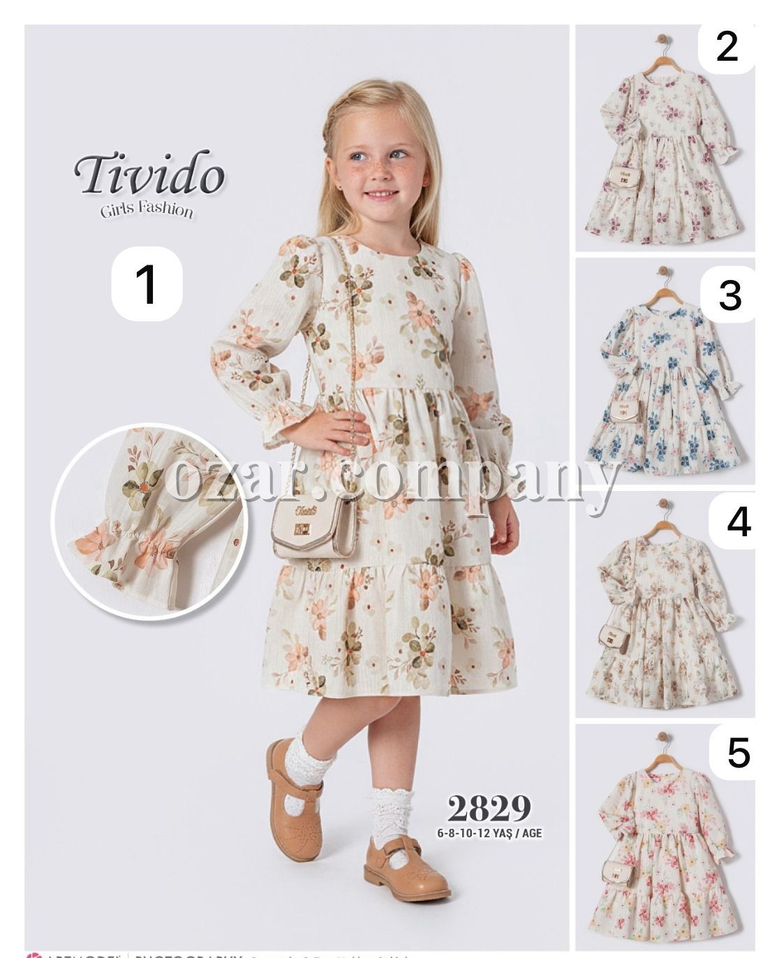 Платье Для Девочки Tivido (6-8-10-12лет)