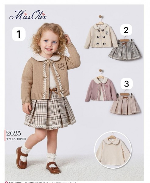 Костюм Тройка Для Девочки Miss Olix (9-12-18-24мес.) 