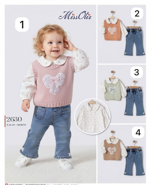 Костюм Тройка Для Девочки Miss Olix (9-12-18-24мес.) 