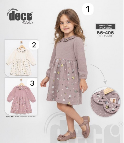 Муслиновое Платье Для Девочки Deco (2-3-4-5лет)