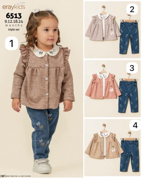 Костюм Тройка Для Девочки Eray Kids (9-12-18-24мес.)