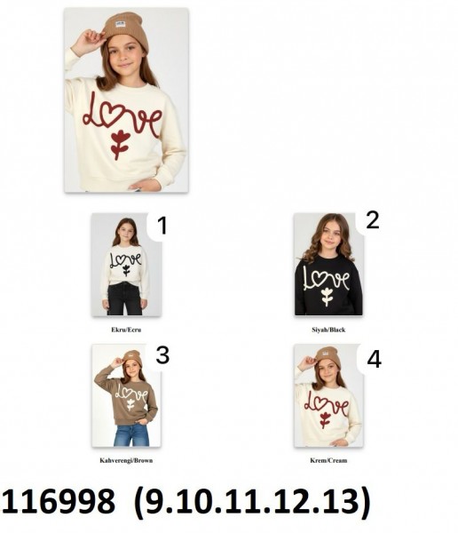 Свитшот Для Девочки (9-10-11-12-13лет) 