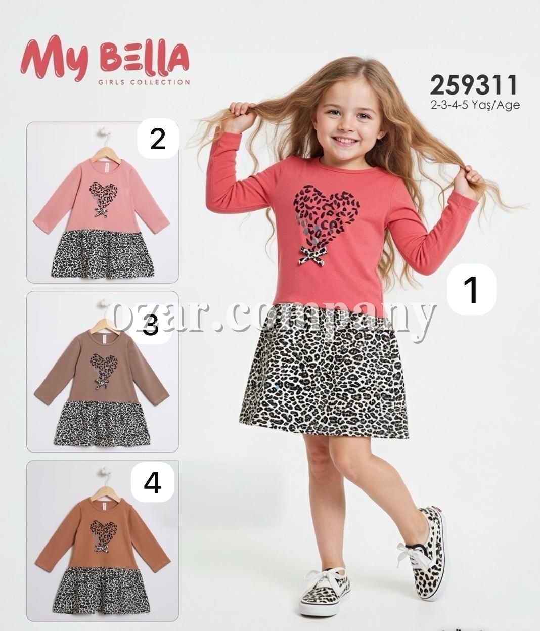 Платье Для Девочки My Bella (2-3-4-5лет)