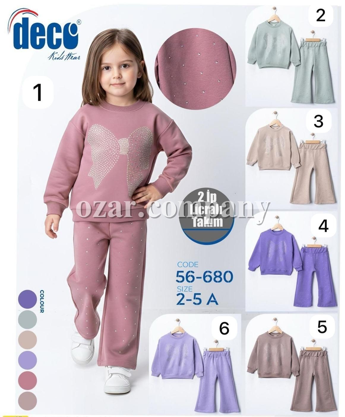 Костюм Двунитка Для Девочки Deco (2-3-4-5лет)