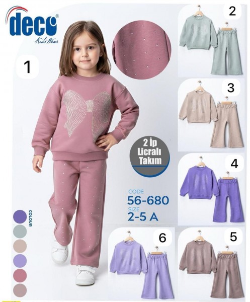 Костюм Двунитка Для Девочки Deco (2-3-4-5лет)