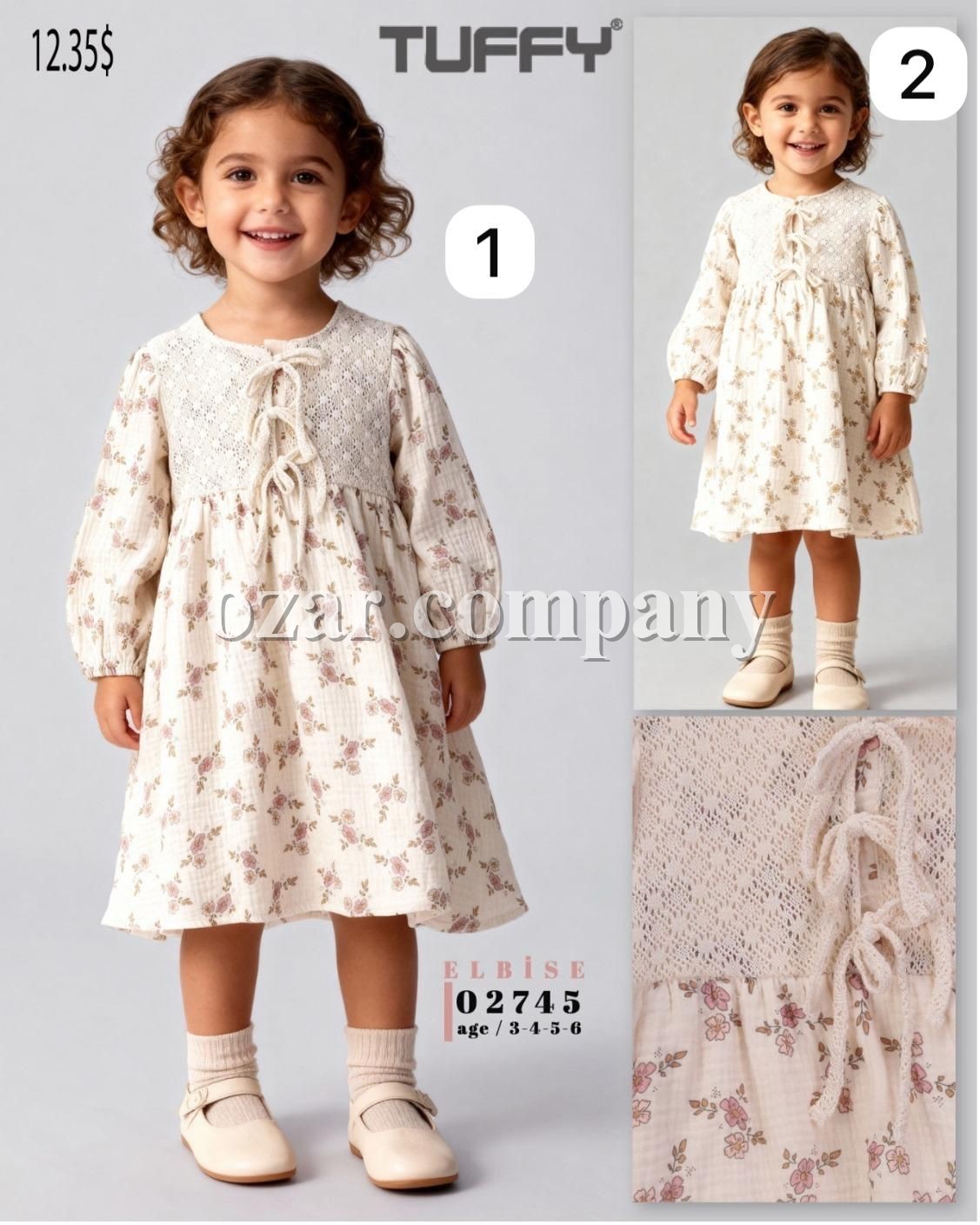 Платье Для Девочки Tuffy (3-4-5-6лет) 