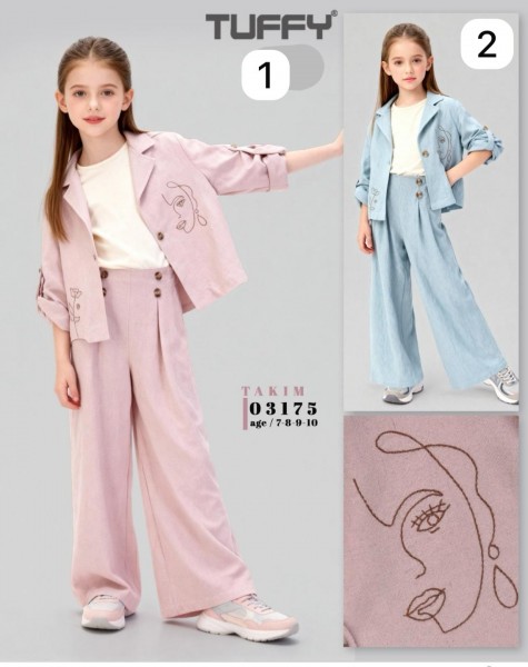 Костюм Тройка Для Девочки Tuffy (7-8-9-10лет) 