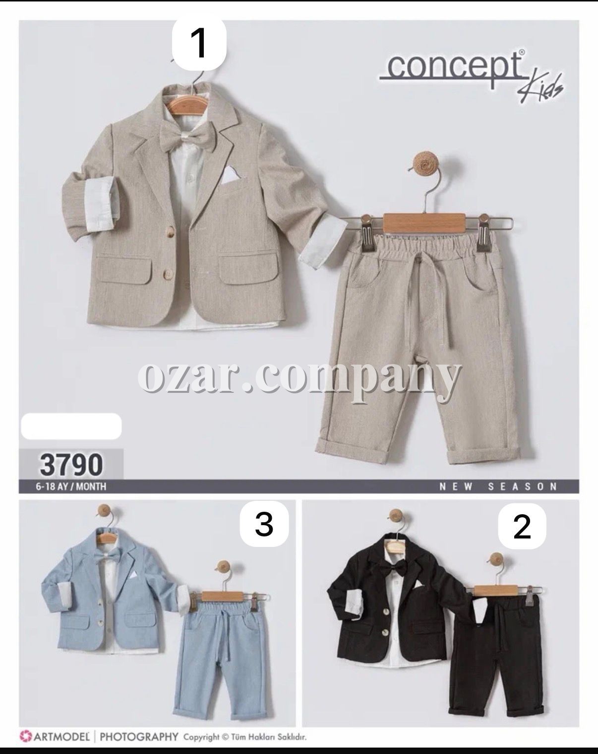 Костюм Тройка Для Мальчика Concept (6-9-12-18мес.)