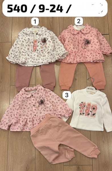 Костюм Тройка Для Девочки Mini Clup (9-12-18-24мес.)