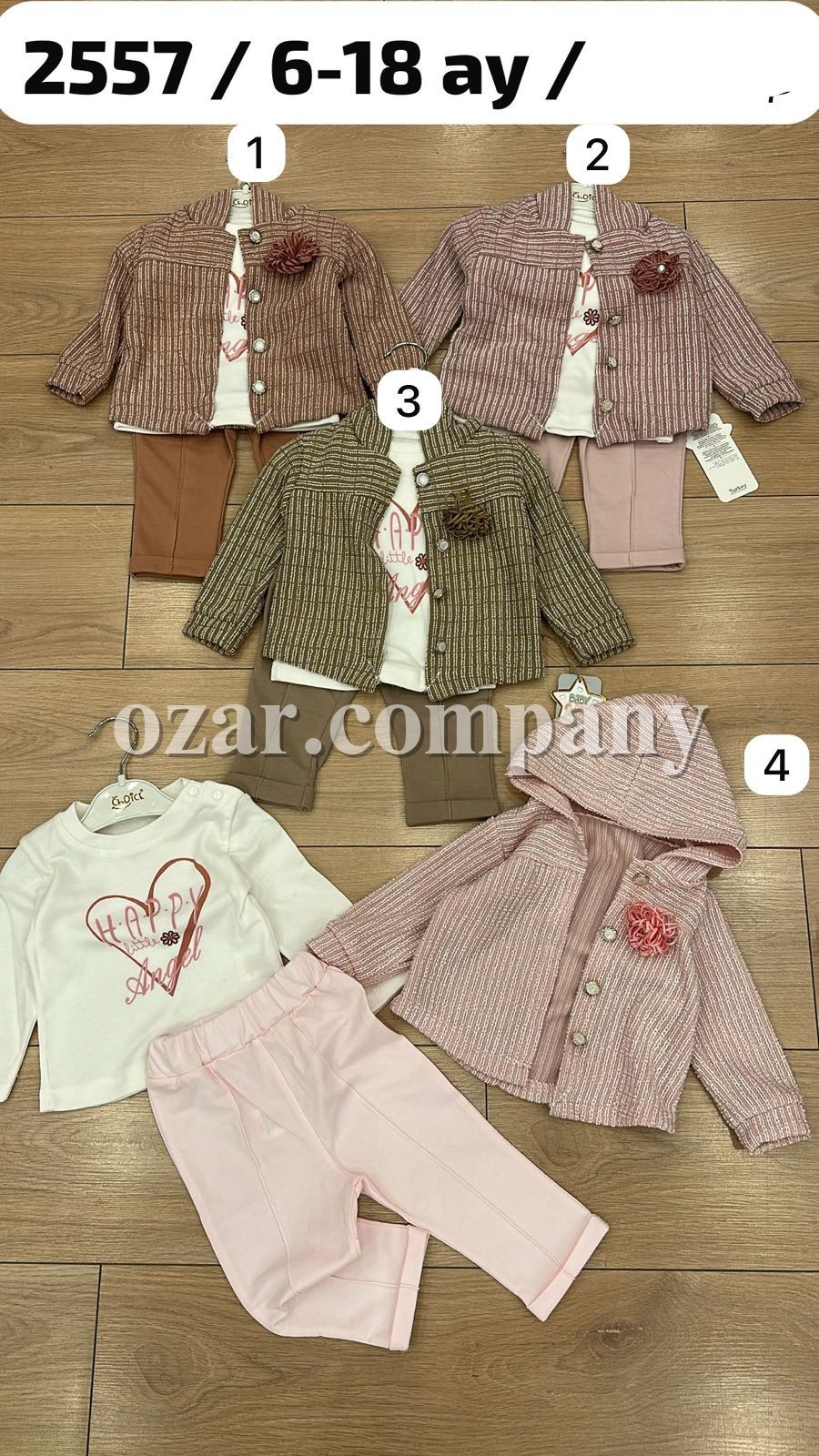 Костюм Тройка Для Девочки Choice (6-9-12-18мес.)