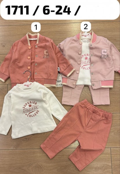 Костюм Тройка Для Девочки Bebedexs (6-12-18-24мес.)