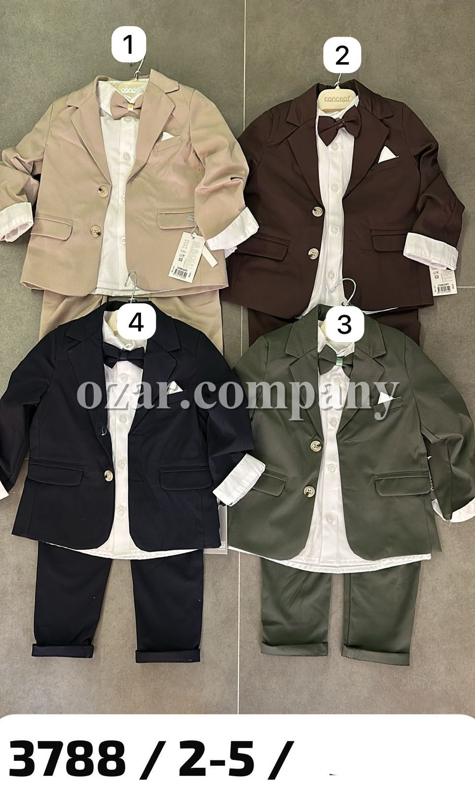 Костюм Тройка Для Мальчика Concept (2-3-4-5лет)