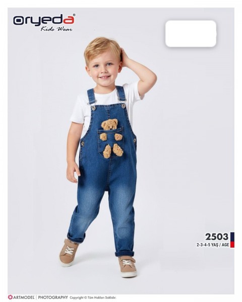 Джинсовый Комбинезон Для Мальчика Oryeda (2-3-4-5лет)