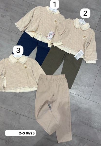 Костюм Тройка Для Девочки Lilax (2-3-4-5лет)