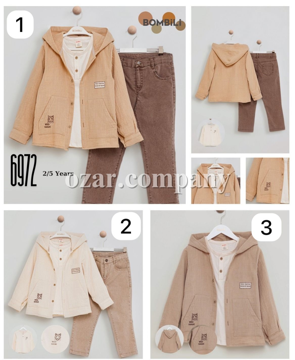 Костюм Тройка Для Мальчика Bombili (2-3-4-5лет)