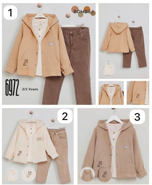 Костюм Тройка Для Мальчика Bombili (2-3-4-5лет)