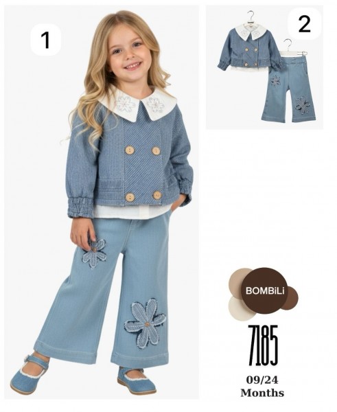Костюм Тройка Для Девочки Bombili (9-12-18-24мес.)
