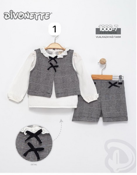 Костюм Тройка Для Девочки Divonette (2-3-4-5лет)