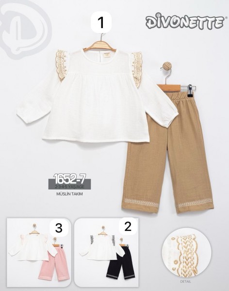 Муслиновый Костюм Для Девочки Divonette (2-3-4-5лет)