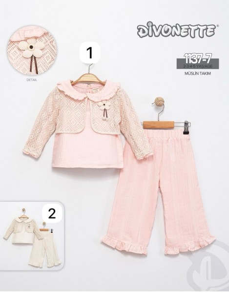 Муслиновый Костюм Для Девочки Divonette (2-3-4-5лет)