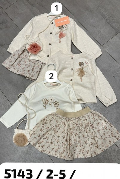 Костюм Тройка Для Девочки Baby Rose (2-3-4-5лет)