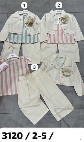 Костюм Тройка Для Девочки Gamzelim (2-3-4-5лет)