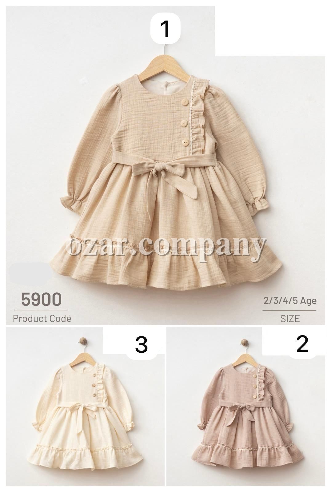 Муслиновое Платье Для Девочки Wondress (2-3-4-5лет)