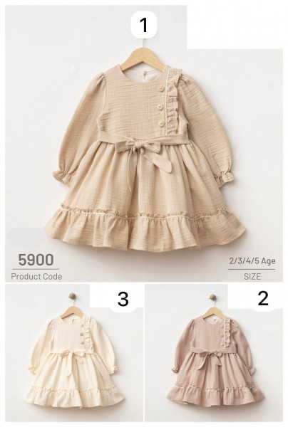 Муслиновое Платье Для Девочки Wondress (2-3-4-5лет)