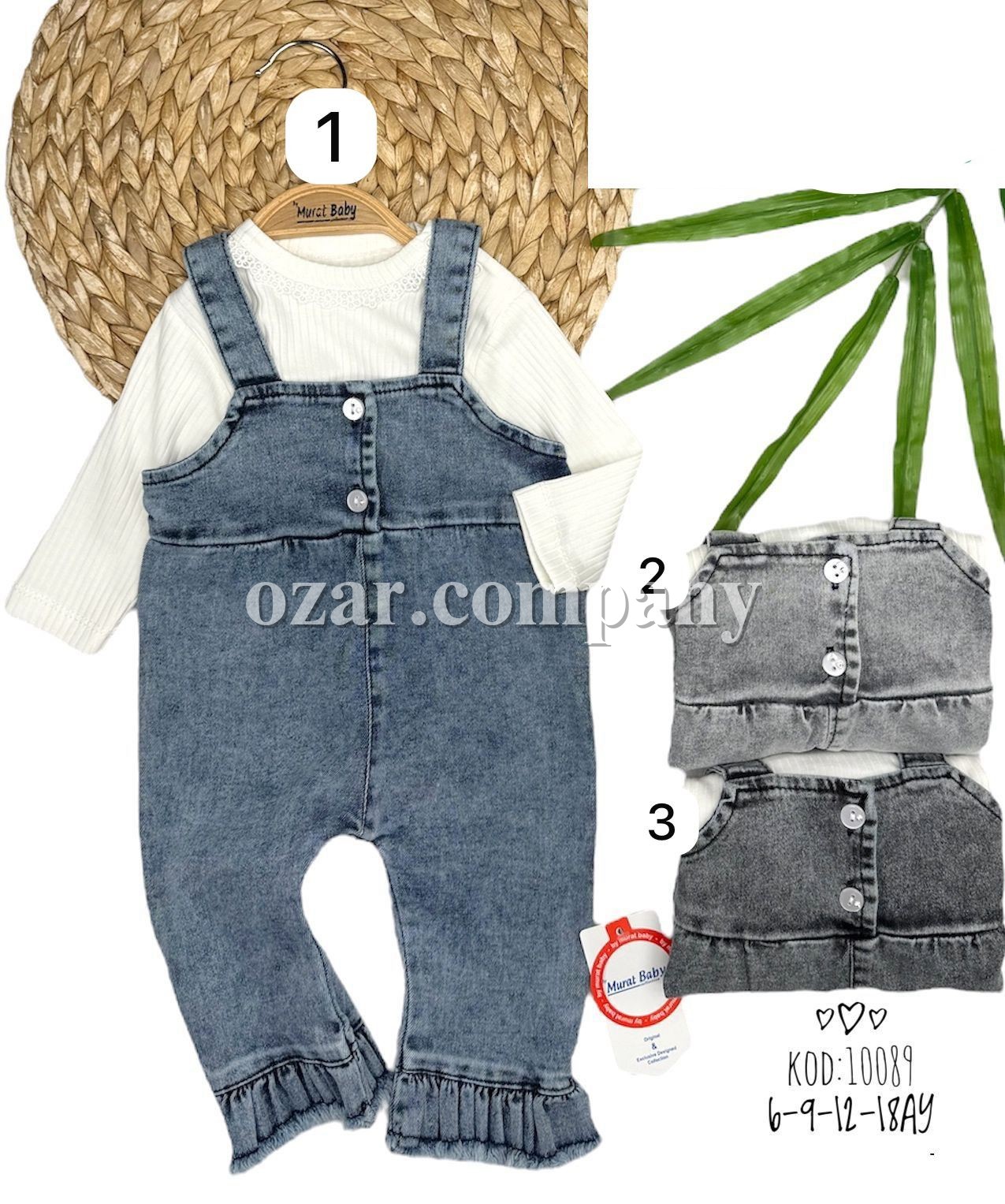 Джинсовый Комбинезон Для Девочки Murat Baby (6-9-12-18мес.)