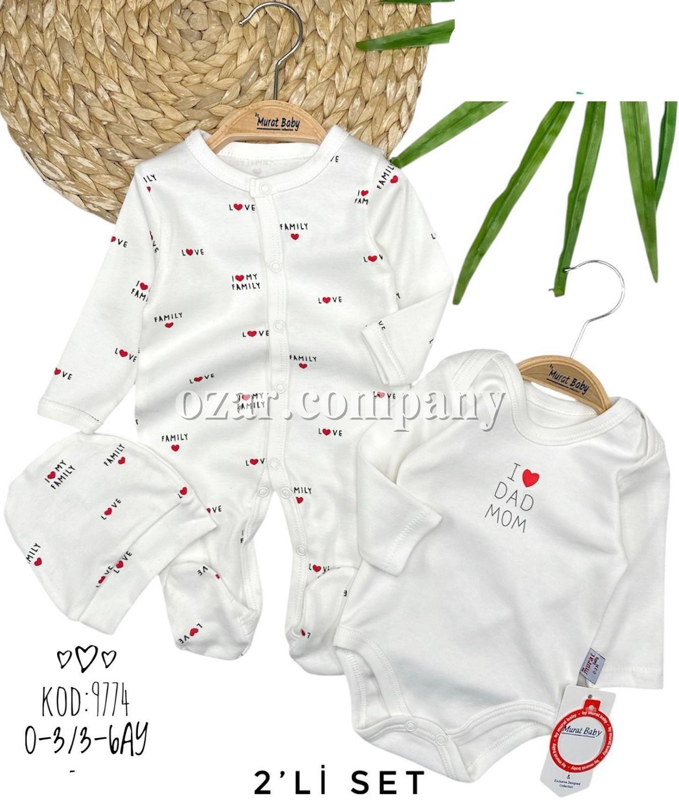 Комплект Для Новорождённых Murat Baby (0-3/3-6мес.) 