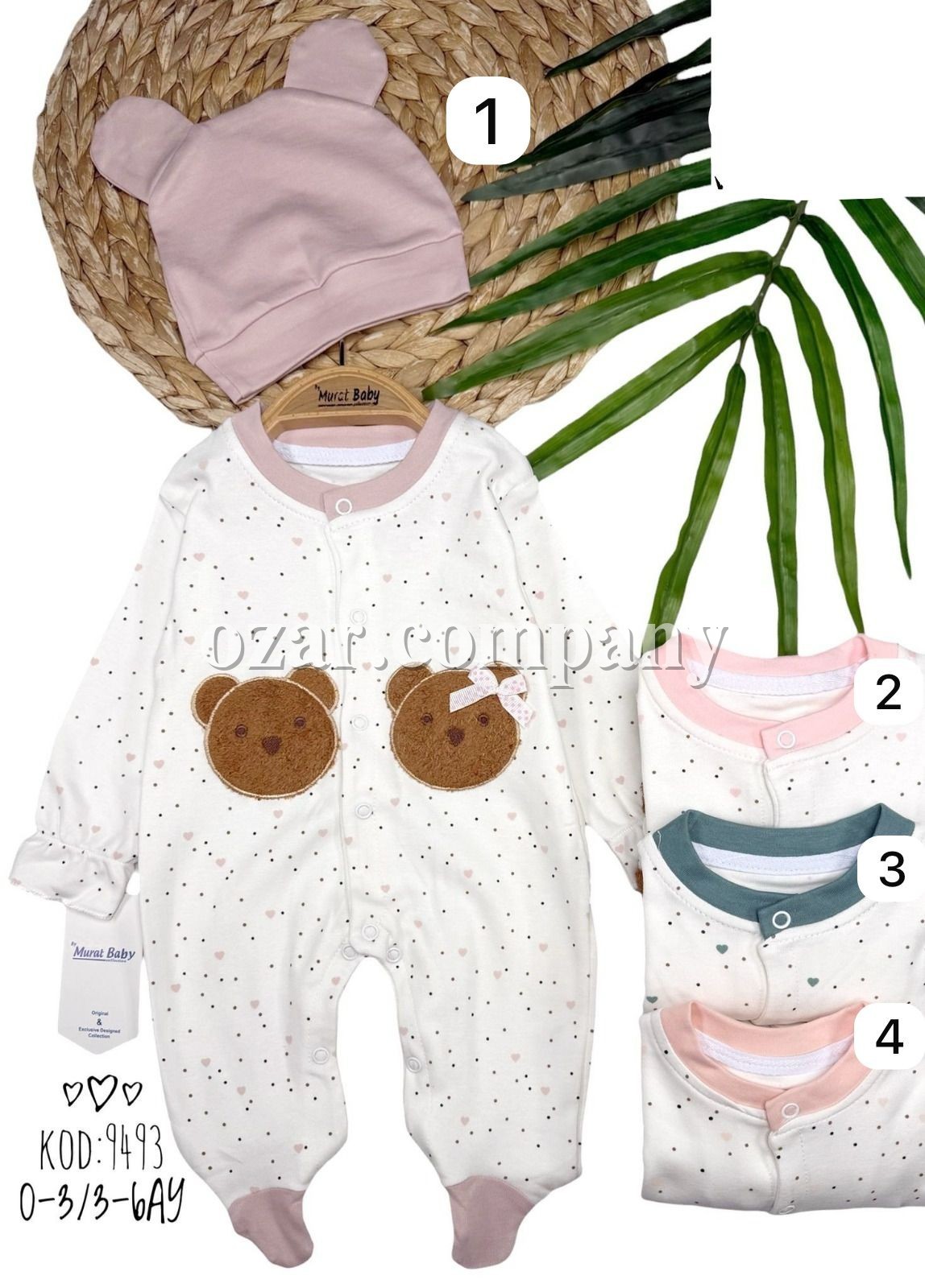 Человечек Для Девочки Murat Baby (0-3/3-6мес.) 