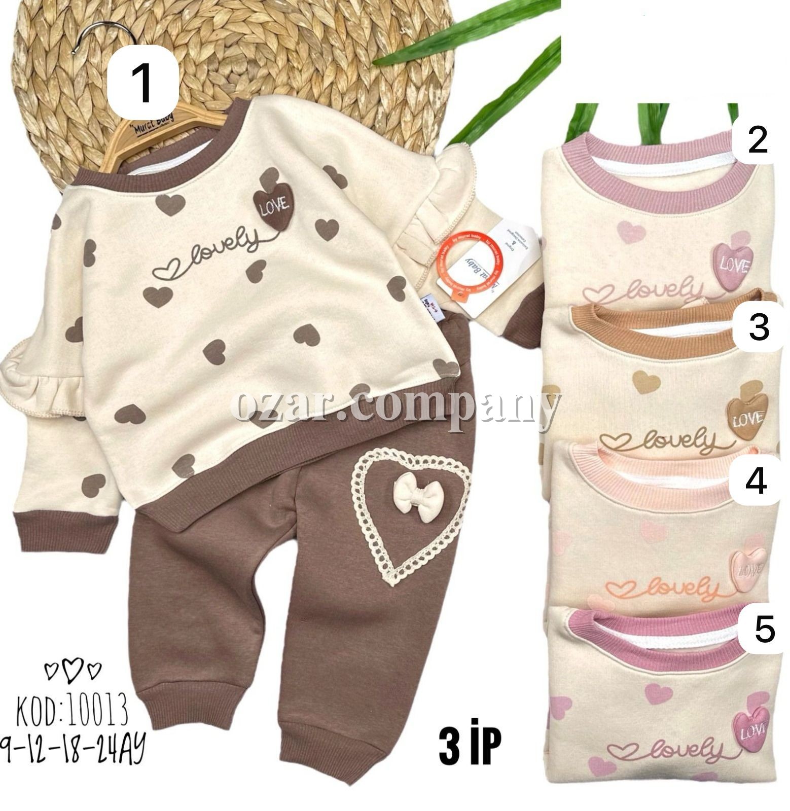 Трикотажный Костюм Тринитка Для Девочки Murat Baby (9-12-18-24мес.)