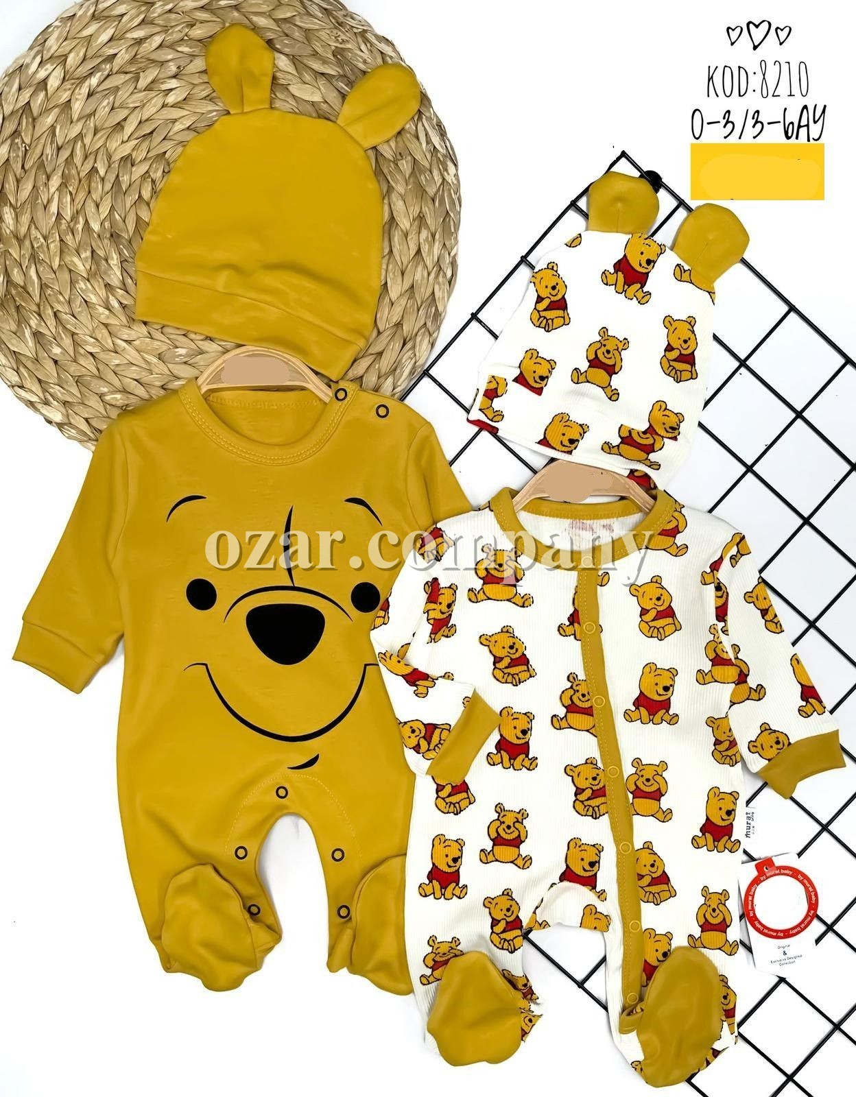 Пара Человечков Для Мальчика Murat Baby (0-3/3-6мес. по 2 шт.) 