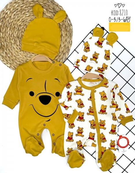 Пара Человечков Для Мальчика Murat Baby (0-3/3-6мес. по 2 шт.) 