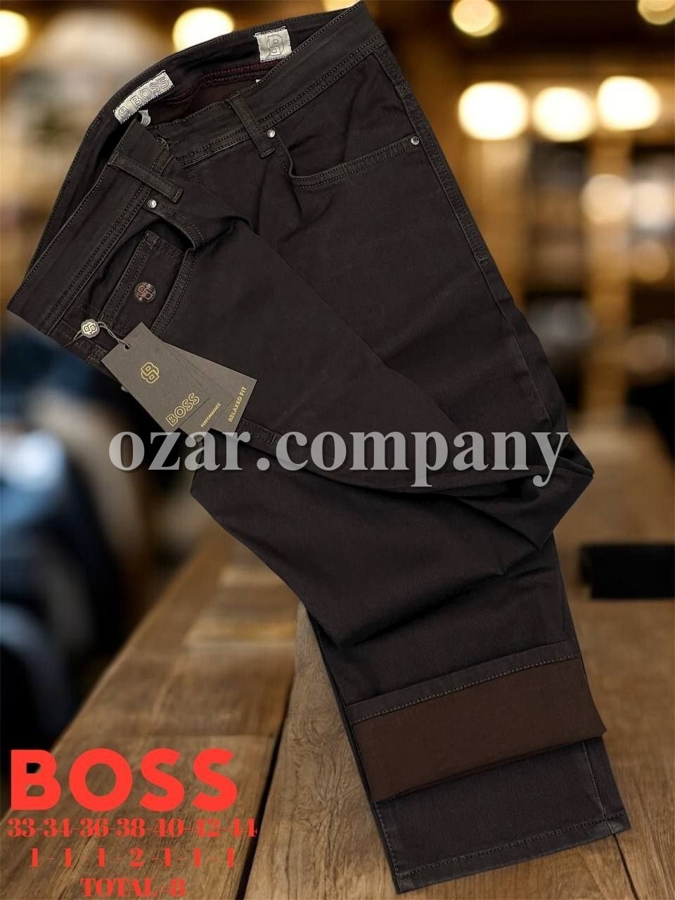 Мужские Джинсы Boss (Большие размеры)