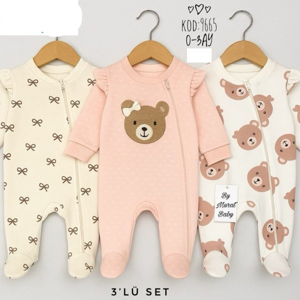 Комплект Человечков Для Девочки Murat Baby (0-3мес.) 