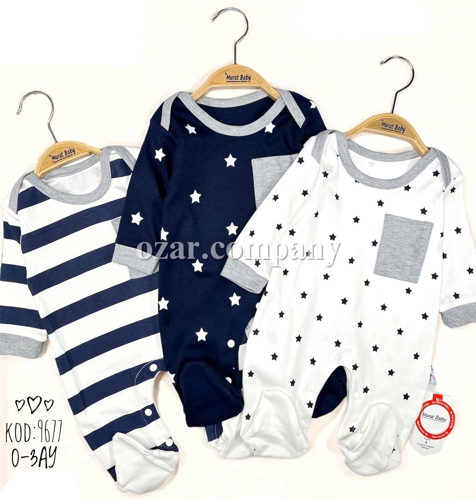 Комплект Человечков Для Мальчика Murat Baby (0-3мес.) 