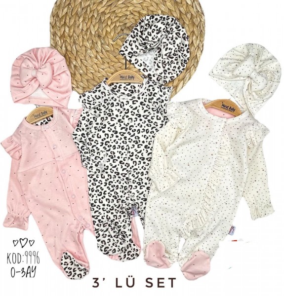 Комплект Человечков Для Девочки Murat Baby (0-3мес.) 